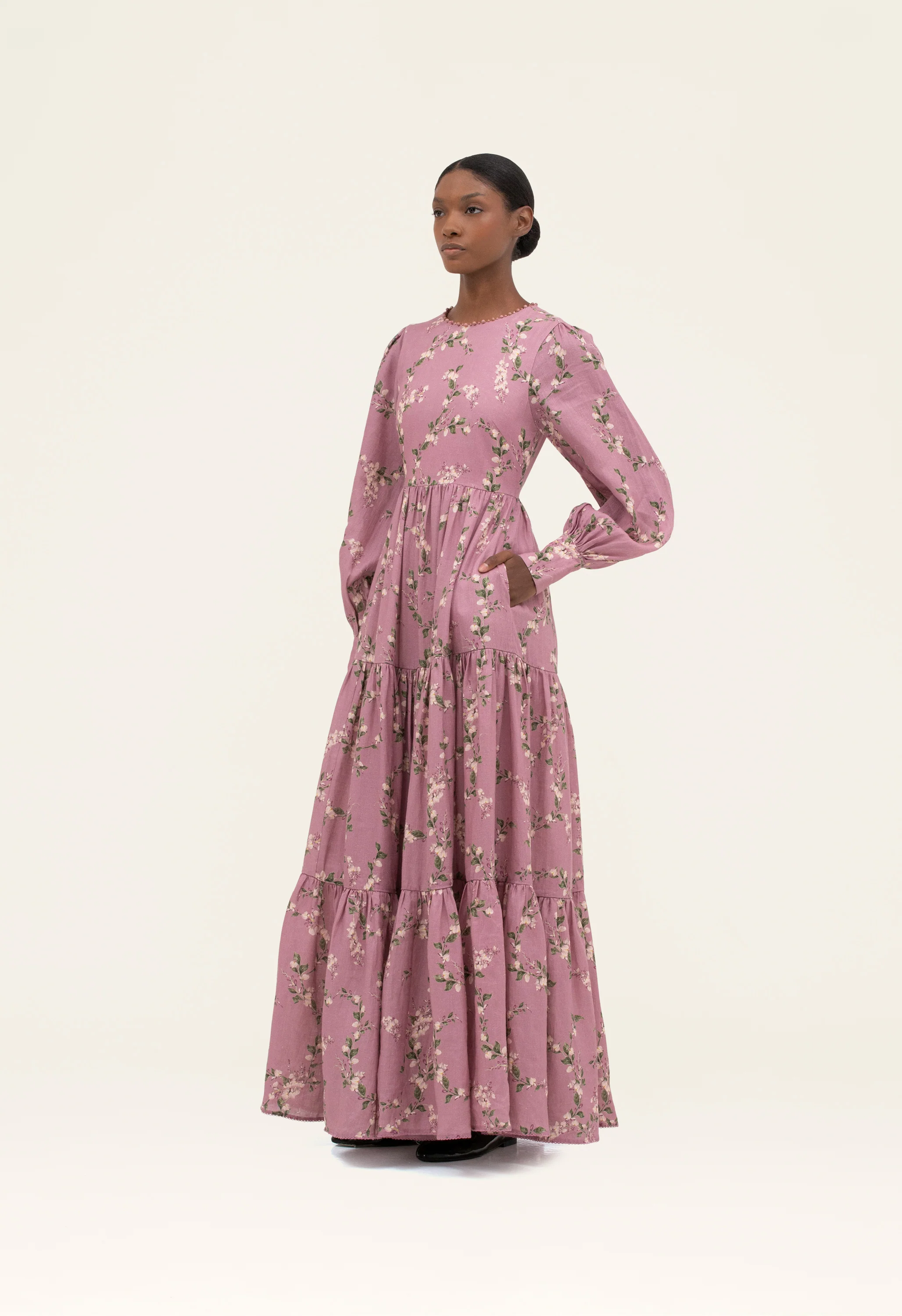 Nuez Wisteria Maxi Dress - Image 3
