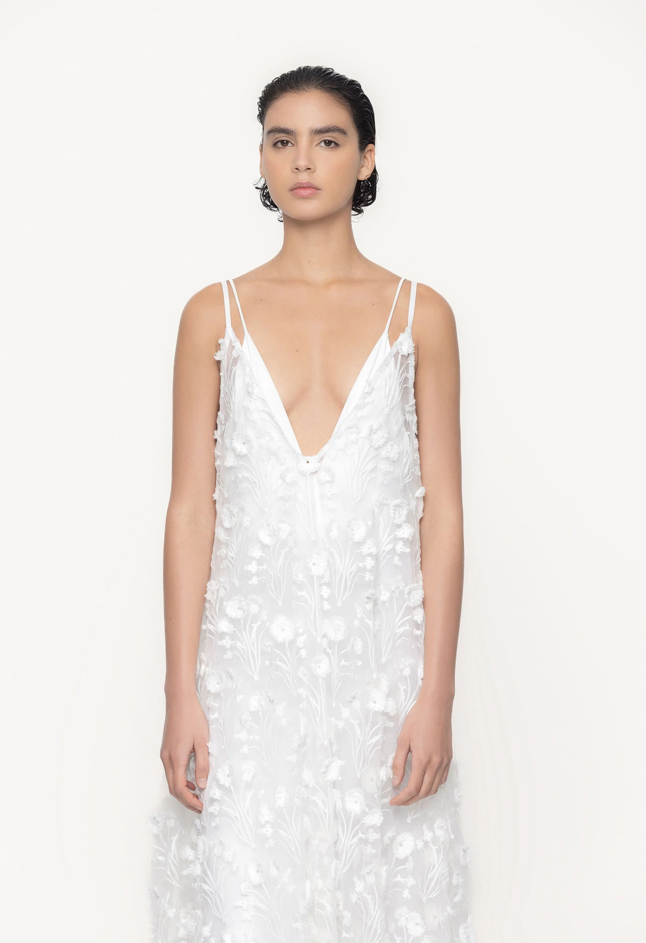 Hierbaluisa Diente de Leon Organza Maxi Dress - Image 4